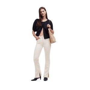 Madewell Cream Pants Outfit